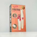 جعبه موکن ابرو و بینی ۲ کاره فلاولس سفید شارژی مدل HX-202B