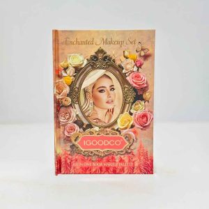 پالت سایه کتابی سنتی آیگودکو طرح آنتیک گل با جلد سخت مدل Enchanted Makeup Set